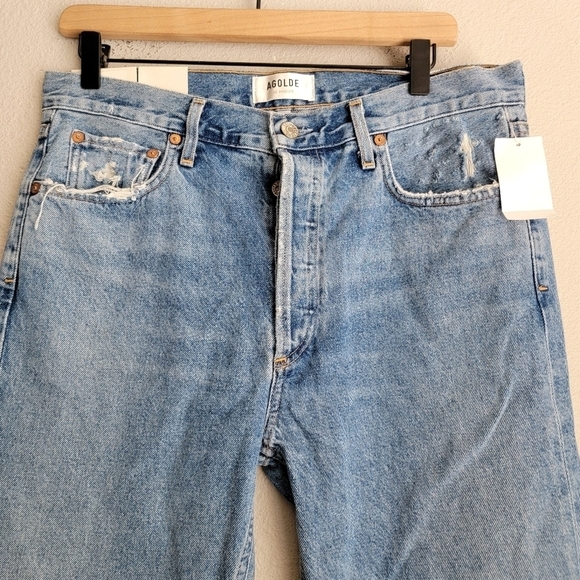 AGOLDE Jamie Hi Rise Classic Jeans in Sizzle size 29 NWT - Picture 8 of 13